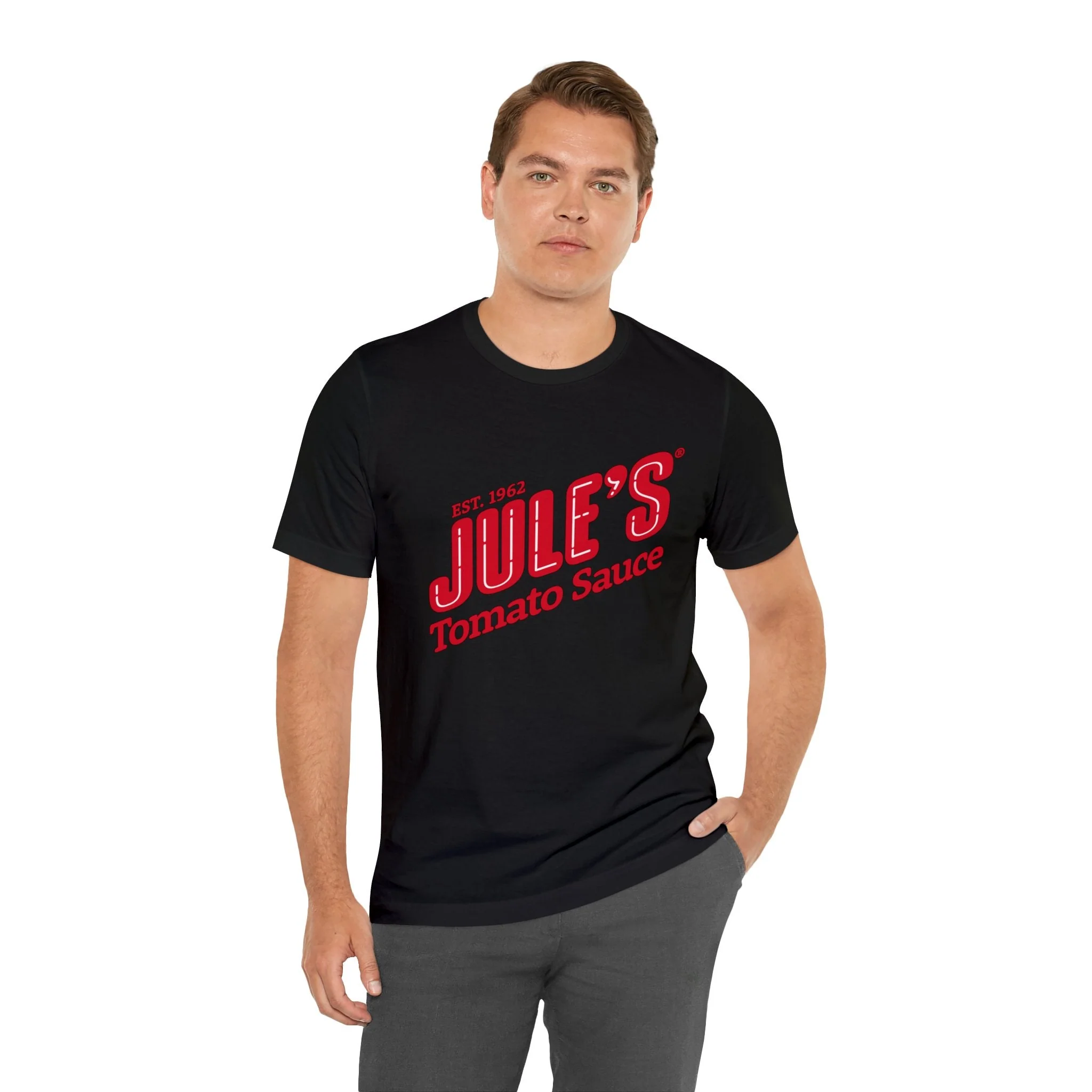 Jule's Red Logo T-Shirt - Image 7